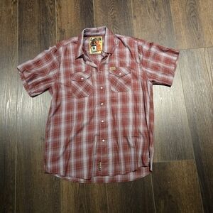 Dixxon Trojan Bamboo button-up Large